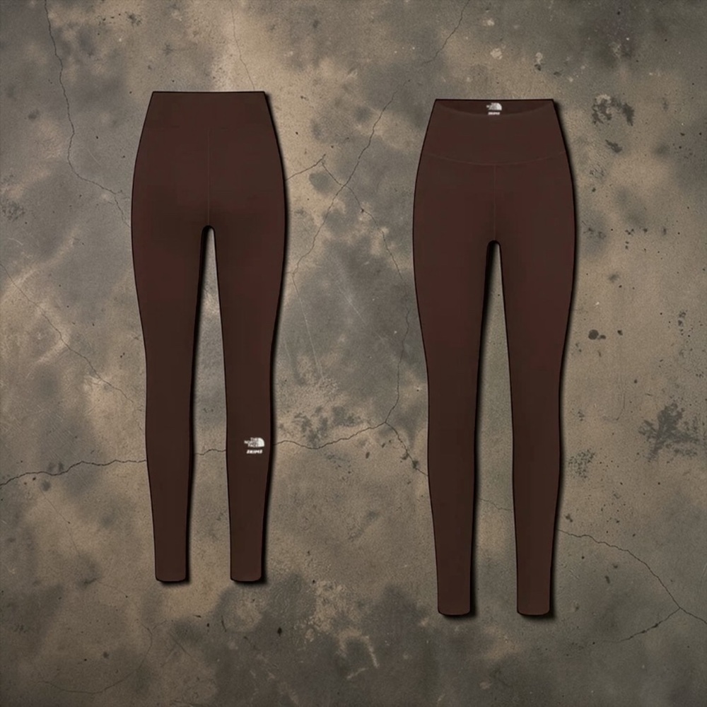 🔥 SKIMS x The North Face Refina Leggings | Cocoa 🤎 Small • NWOT